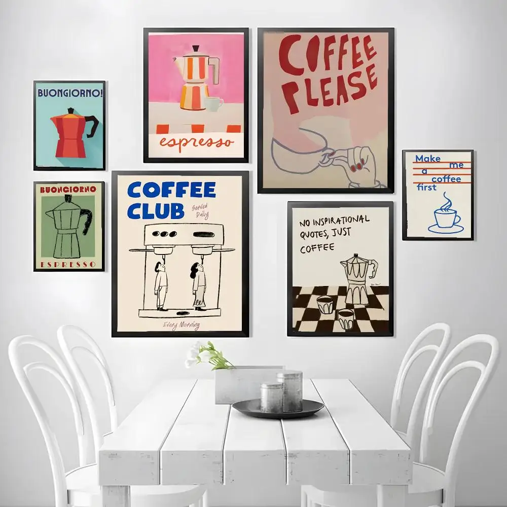 Modern Trendy Retro Vintage Poster Stickers, suitable for game rooms, bedrooms, corridors, home wall art decor, gifts