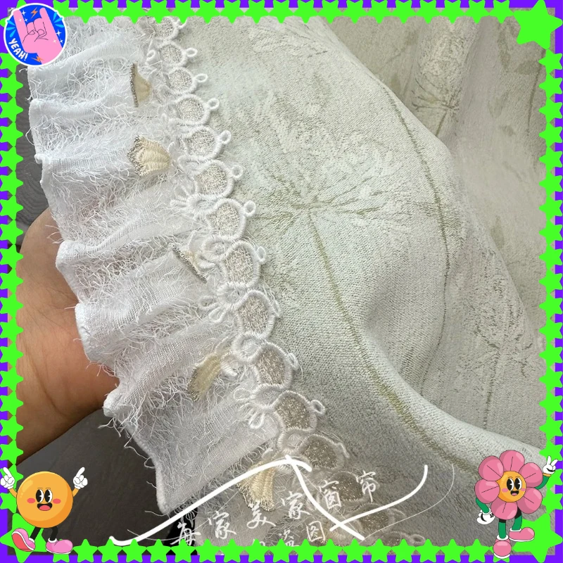 Private Customization  Modern Light Luxury Elegant Blackout Curtains High-end Living Room Bedroom High-end Chenille Jacquard