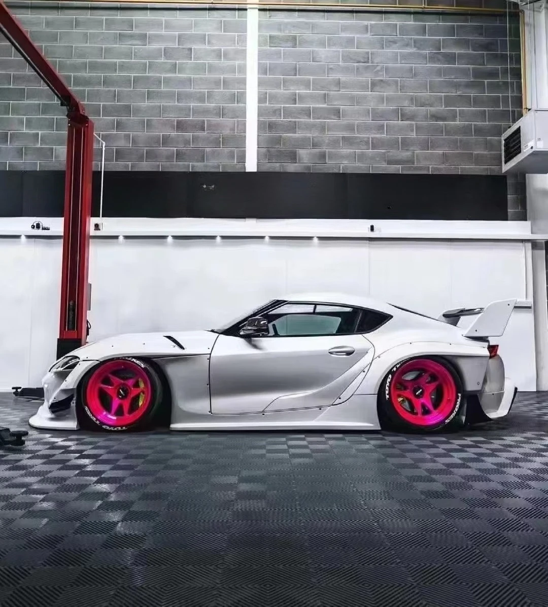 Auto Parts Body Kit for  Supra Upgrades LB Style Front Shovel Diffuser Spoiler Widebody Kit