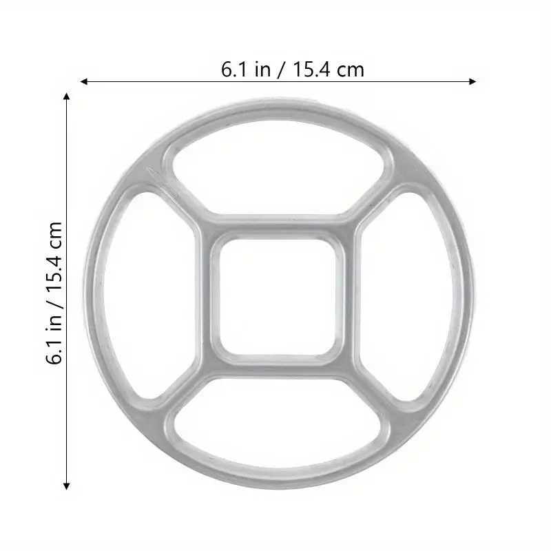 2pcs Wok Pan Support Rack Small Stove Pot Burners Round Bottom Stand Alloy Rings Grill Top 15.4cm