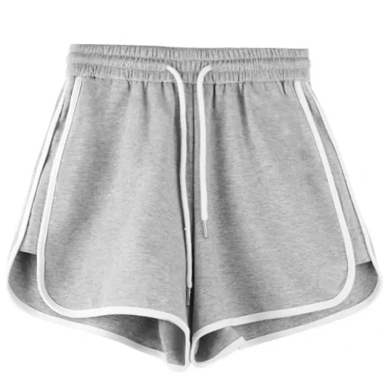 Frauen Gestreiften Casual Shorts Koreanische Schnell Trocknend Sport Shorts Sommer Mode Einfache Yoga Dünne Mini Elastische Taille Shorts Weibliche