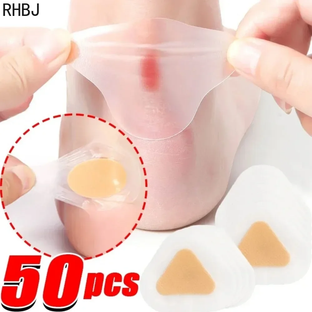 RHBJ 10/30/50 قطعة هلام السيليكون الأحذية ملصقات لتخفيف الآلام التصحيح بطانة عالية الكعب قدم الرعاية لاصق منصات الغروانية المائية وسائد