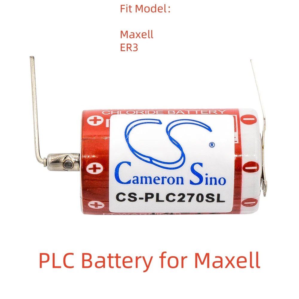 

CS Li-SOCl2 PLC Battery for Maxell,3.6V,1100mAh,ER3