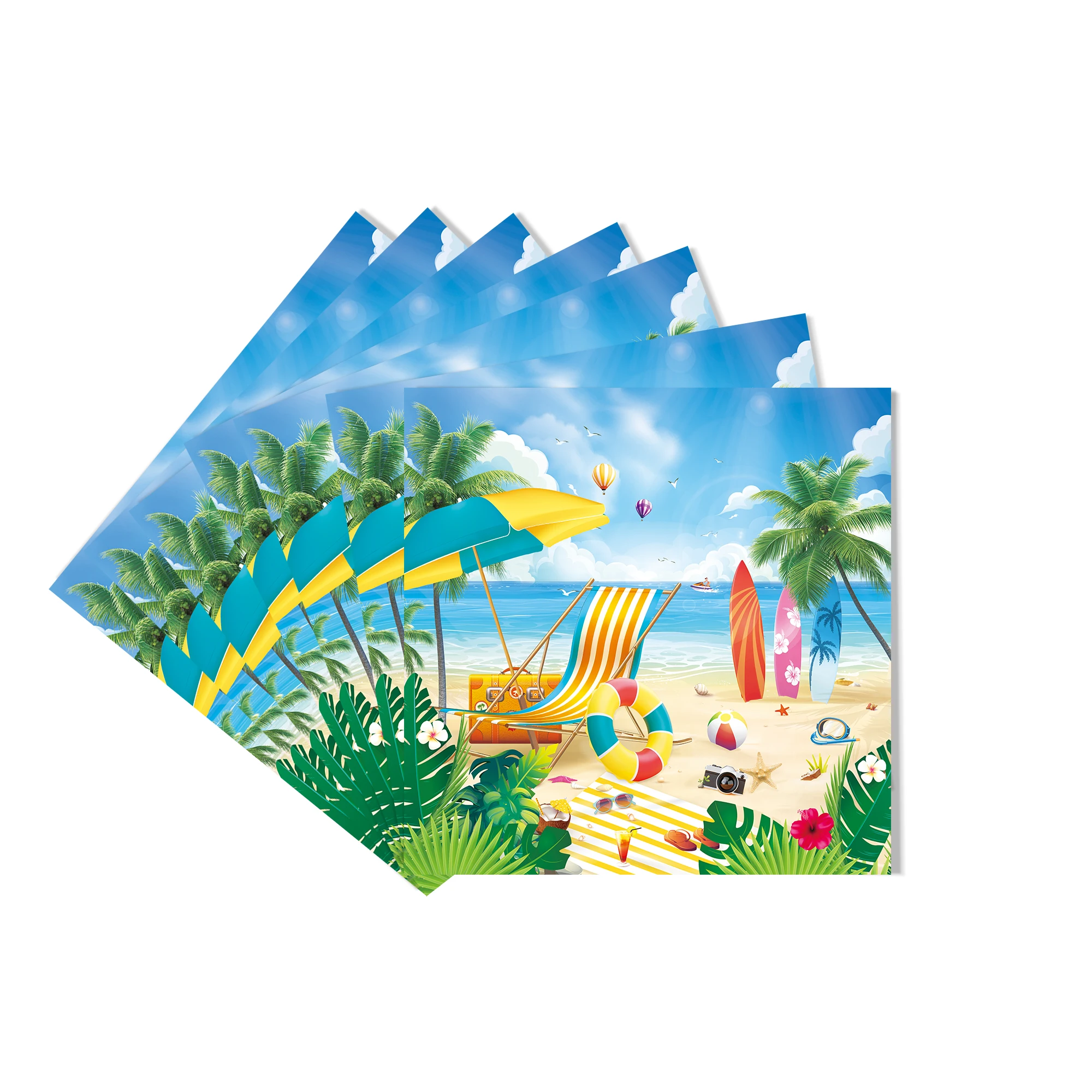 Hawaiianisches Thema, Partygeschenke, Brillen, lustige Sonnenbrille, Requisite, Essen, Tablett, hawaiianische Blumen, Tischset, Strand, Sommerparty-Dekorationen – Detail 7