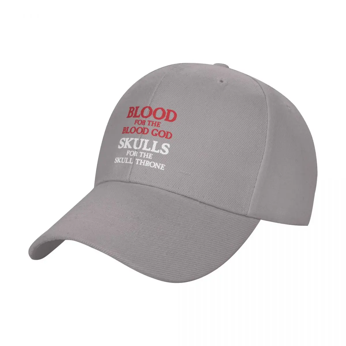 

Blood For The Blood God Skulls For The Skull Throne A (light) Fashion Baseball Cap Peaked Cap Men's Hat Women's Cap Women's Caps