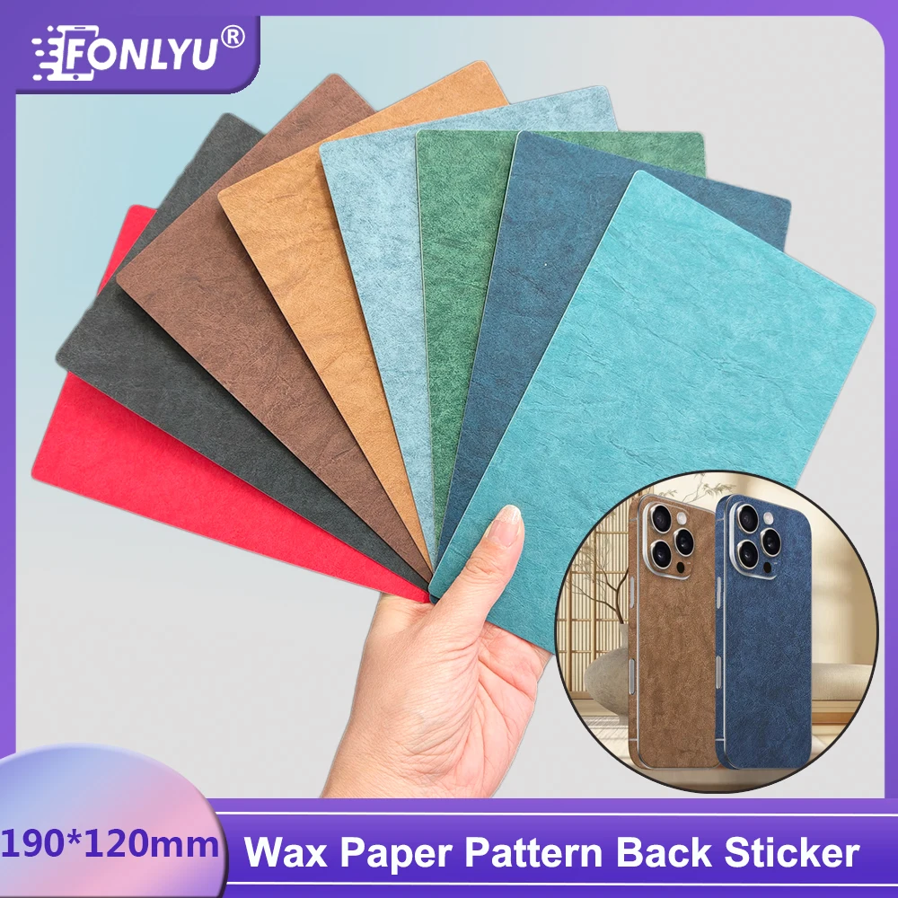 

FONLYU восковая бумага, текстура кожи, задняя кожа для Samsung S26 S25, ультра защитная наклейка для машины для резки пленки мобильного телефона