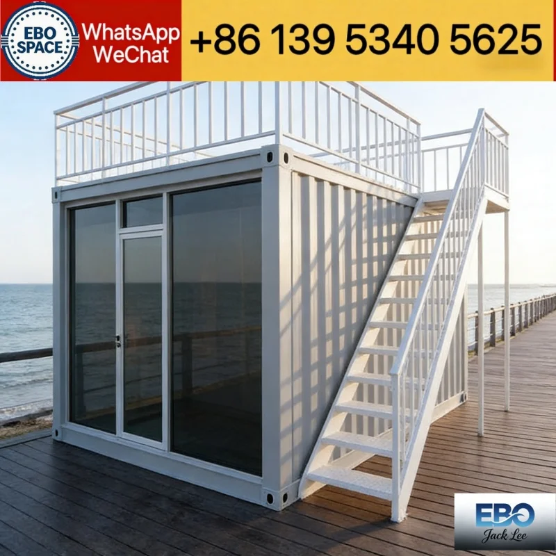 40ft quick-build folding house holiday office with kitchen and bathroom Outdoor Expandable Mobile Container Houses