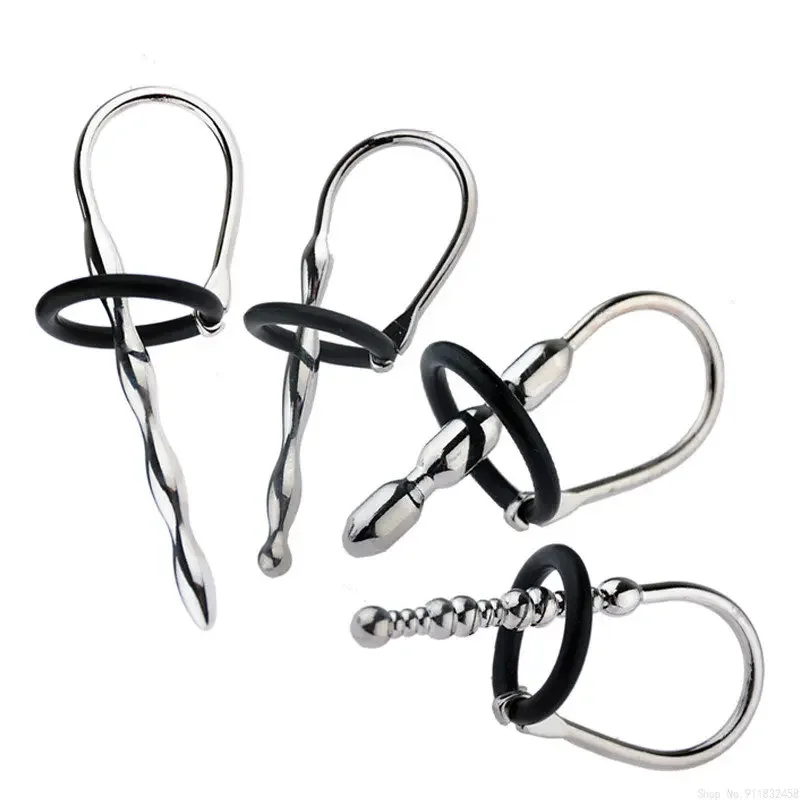 Catheter Sounds Urethral Dilators Catheter Stainless Steel Penis Plug Dilator Masturbation Rod Male Sex Toys Male Chastity