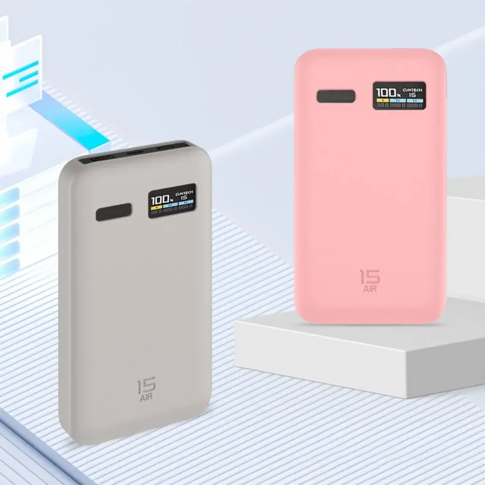 Shockproof Silicone Case Dustproof Solid Color Protective Case Soft Portable for CUKTECH No.15 AIR 15000mAh 100W