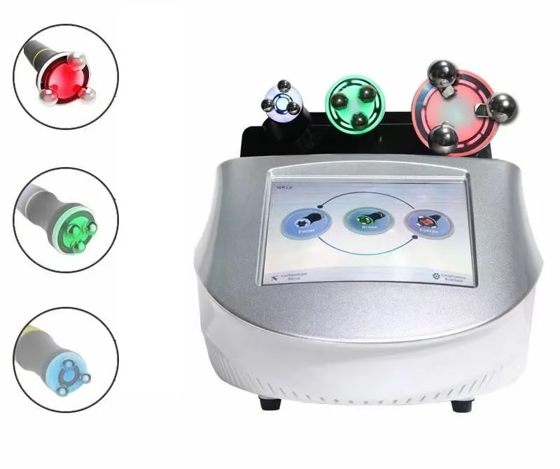 Portable 360 Rolling  Face Lifting Wrinkle Removal  Tightening Machine with 3 Probes for Face Eyes and Body Tighten