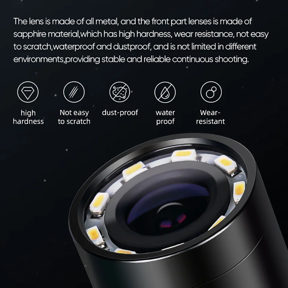 Astrhori APS-C 18mm F8 Macro 2X Probe Lens Waterproof Front Part 2:1 Magnification Macro Slender Lens for Sony E Fuji X Nikon Z