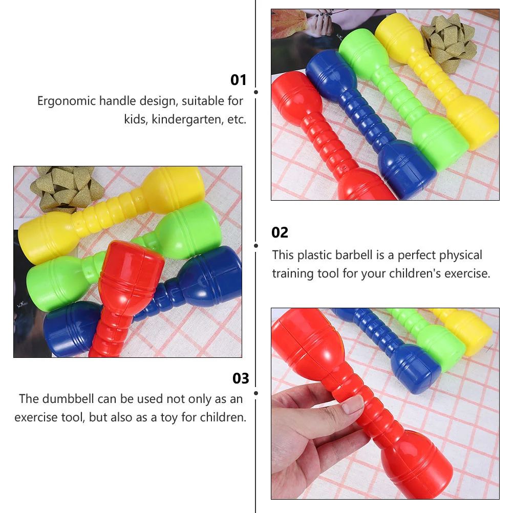 Of Fitness Equipment Children Dumbbells Toddler Toys Sports Fitness Barbell Abs Kindergarten Morning Exercise Barbell