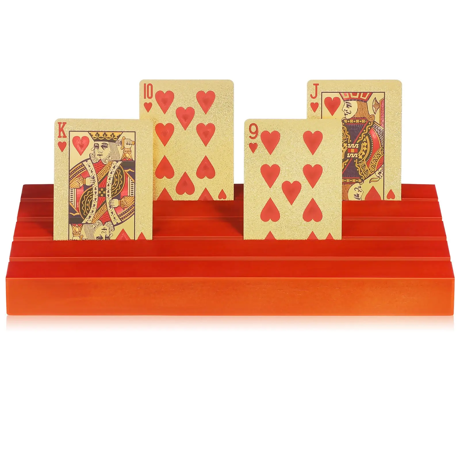 

2 Pcs Wooden Base Display Game Accessories Holder for Games Luxurious Brown Holders