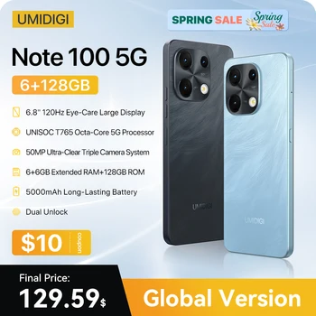 UMIDIGI Note 100 5G Android 14 Smartphone 5G 6.8