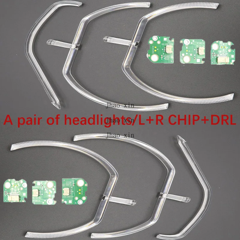 For BMW 3 Series F30 F31 F35 2016-2019 Car Headlight DRL CHIP Multi-Color Light Guide Tube Source Chip Ballast Module Angel Eyes