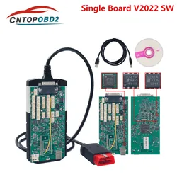 V2022 Single Board TCS Multidiag Pro With Bluetooth 2021.11 for Car Truck OBD2 Diagnostic Tool VD150 Code Reader Error Scanner