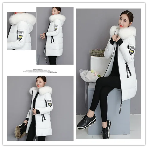 Winter Coat 2026 New Women's Thick Cotton Jacket Women Hooded Coat Medium Long Casual Student Jackets Female Warm Parka Overcoat