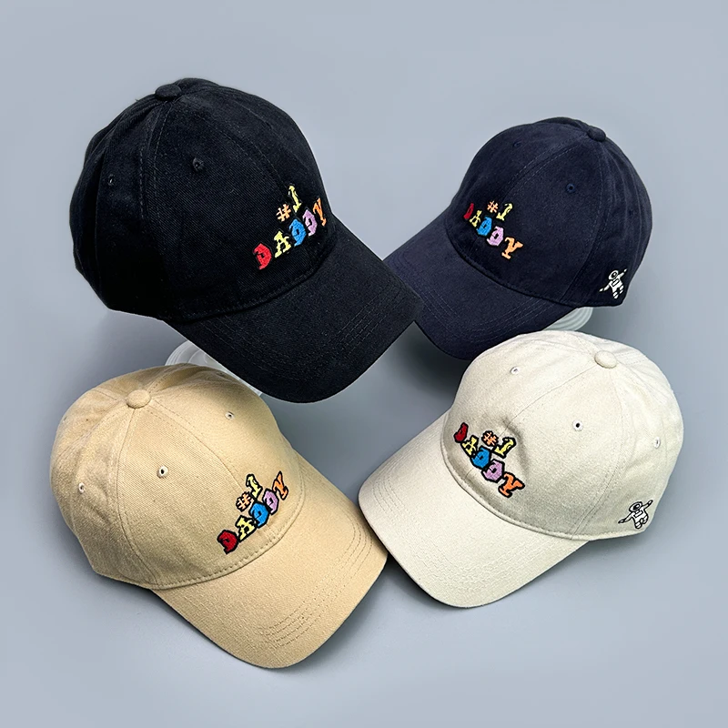 

Embroidered Colored Letters Baseball Hats Sanding New Unisex Breathable Korean Sunshade Versatile Outdoor Fashion Peaked Caps