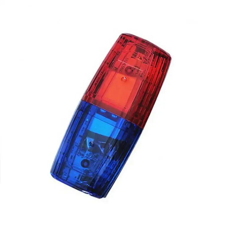 Lâmpada de ombro intermitente LED, Vermelho e azul Cuidado, Luz de emergência, USB recarregável, Aviso Safety Bike, 5 pcs, 3 pcs, 1pc