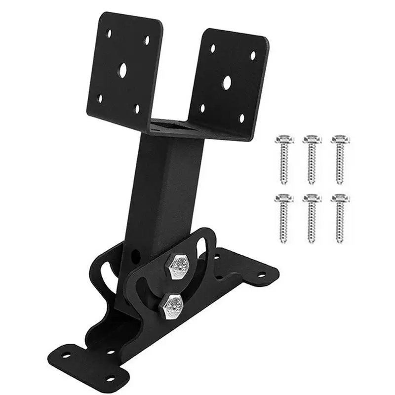 

Roof Riser Bracket Kit Heavy-Duty Roof Mount Pergola Brackets Metal Saddle Roof Riser With Screws For Pergola Patio Cover Awning