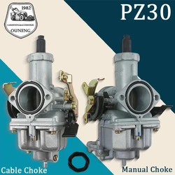PZ30 30mm Motorcycle Carburetor for Honda 4-stroke CG175 CG200 CG250 TMX200 XL200 XR200 175cc -250cc ATV Go-kart Carb