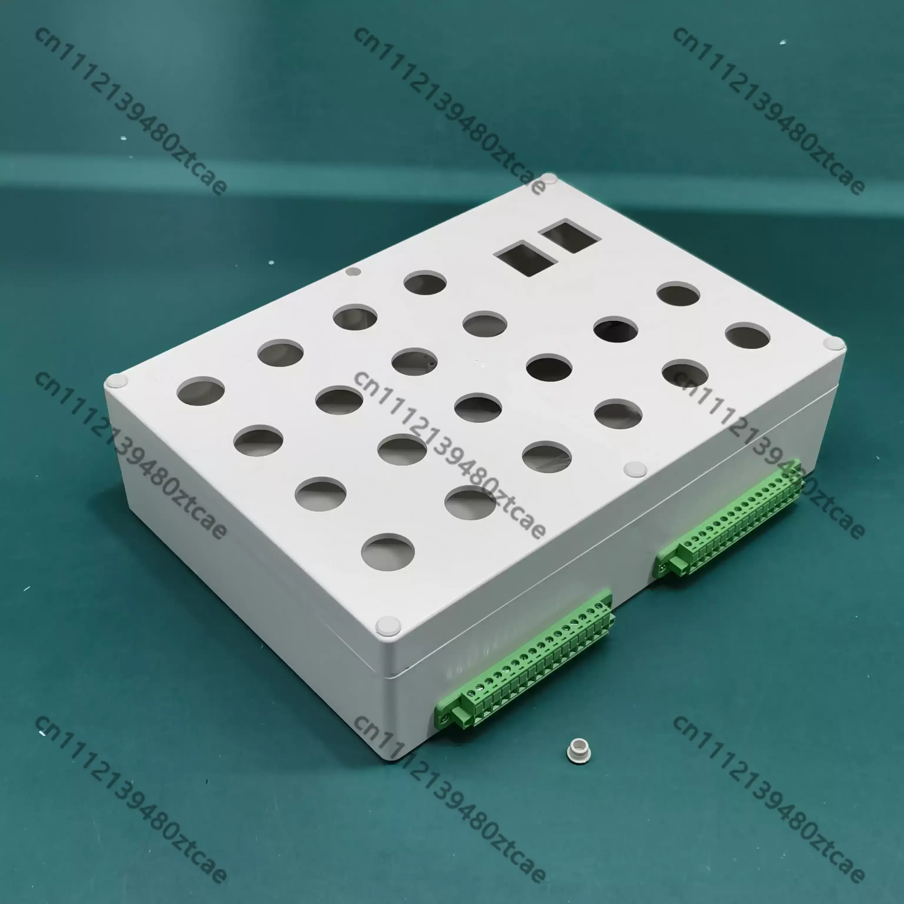 22 Holes PLC Debug Push Button Box With Relay & Terminals Wiring Test Enclosure For PLC Learning Training Practice