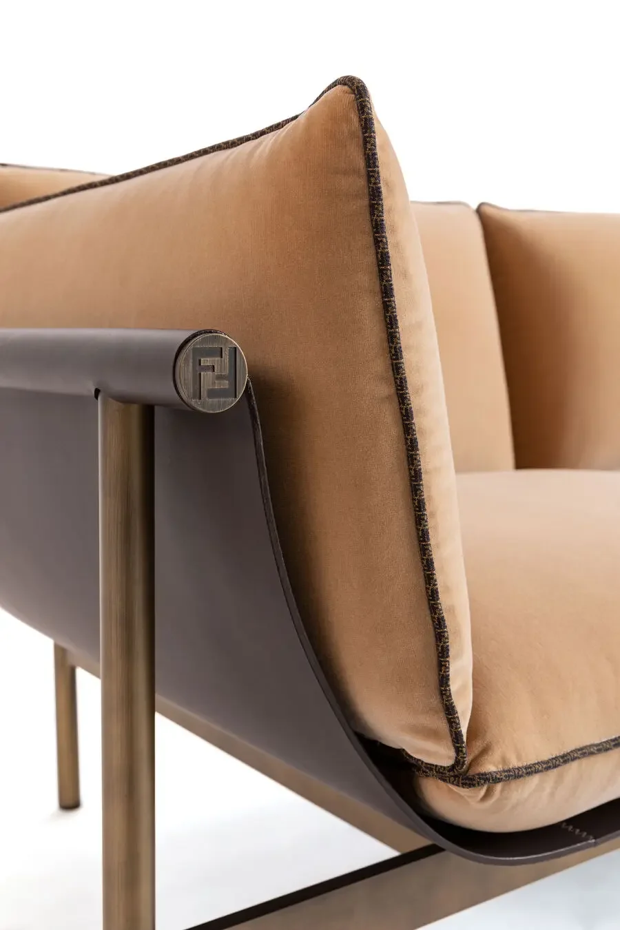 

-Sofa height designer size living room villa casual leather sofa