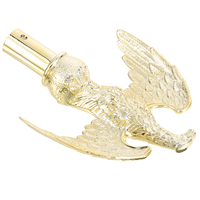 Outdoor Flagpole Head Eagle Clip Plastic Top Ornament Parts Topper Component Decor Crafts