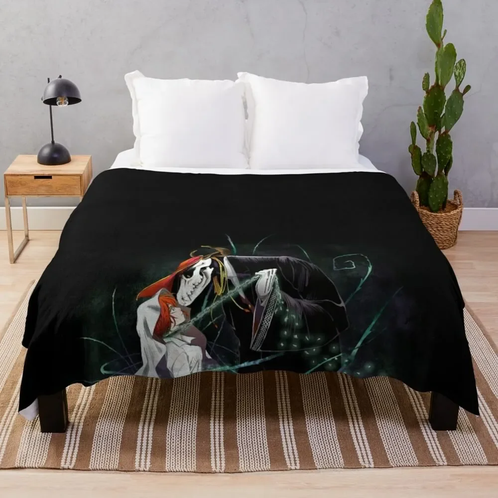 

The Ancient Magus Bride Throw Blanket halloween Softest bed plaid Designers Blankets