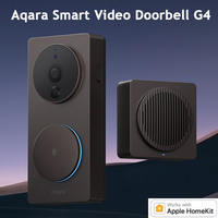 China Version Aqara Smart Video Doorbell G4 1080P HD AI Face Recognition Security Alarm Real Time Monitor Work HomeKit Aqara APP