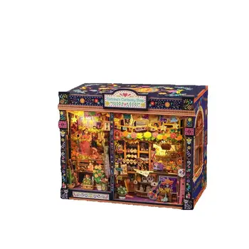 Original CUTEBEE Book Nook Kit DIY Doll House Bookshelf Insert Amazing Gift for Child…