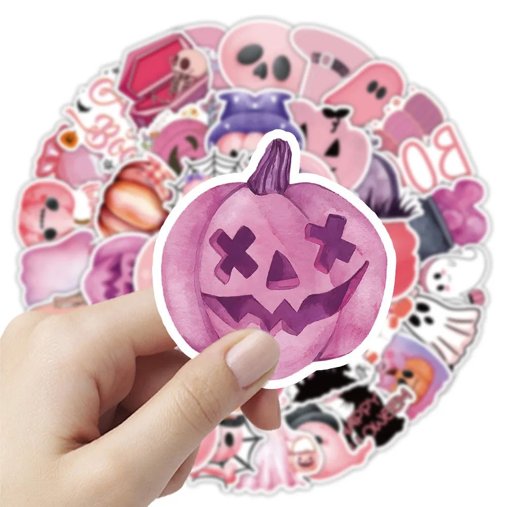 ملصقات كرتونية لمهرجان الهالوين - مجموعة كبيرة من الكتابة على الجدران المقاومة للماء لحسابات اليد وديكور حافظة الهاتف (متجر Anime Worlds)