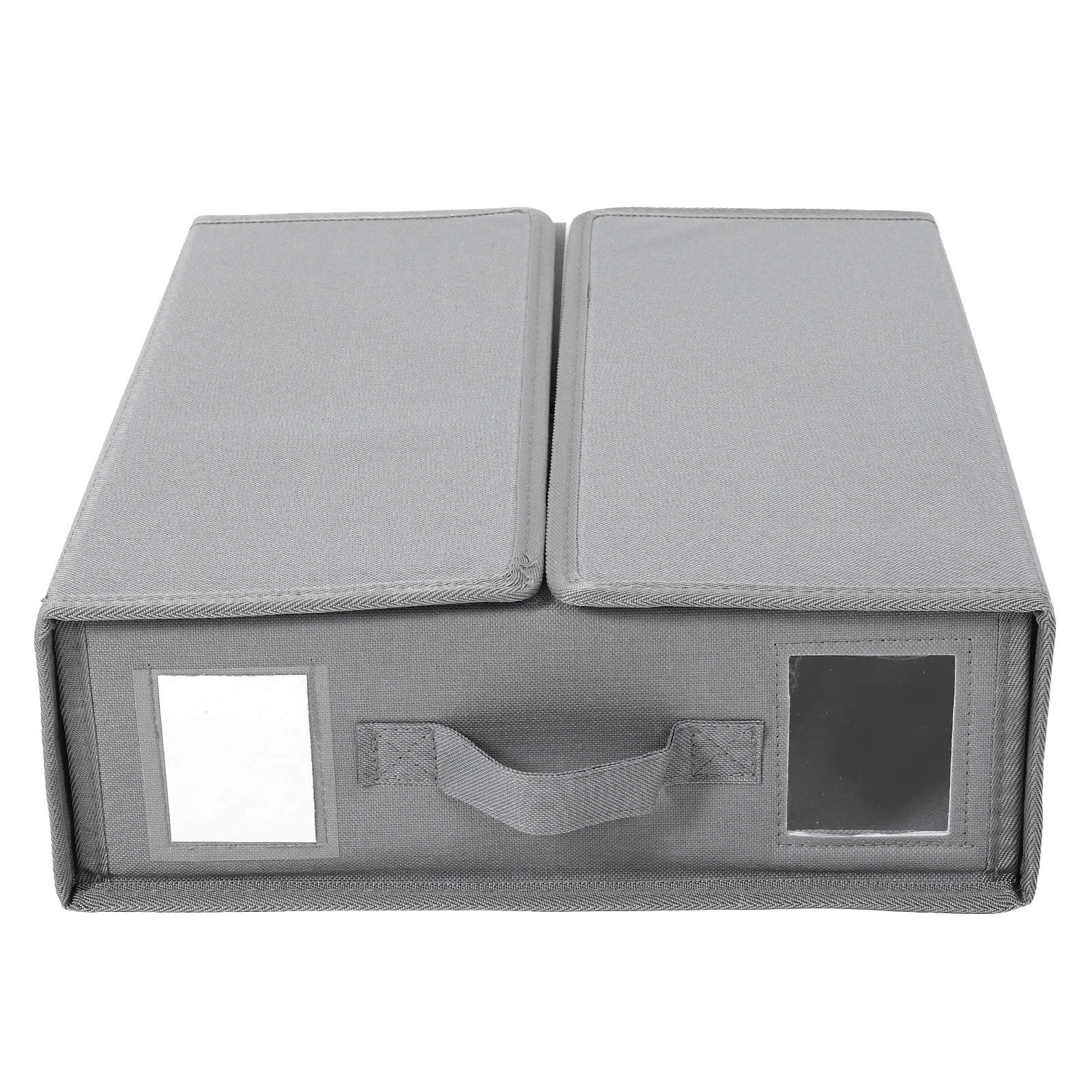 

Foldable Bed ganizer 600D Oxford Cloth Black Storage Box for Sheets Pillow Bedsheet Storage ganizer Cases Closet