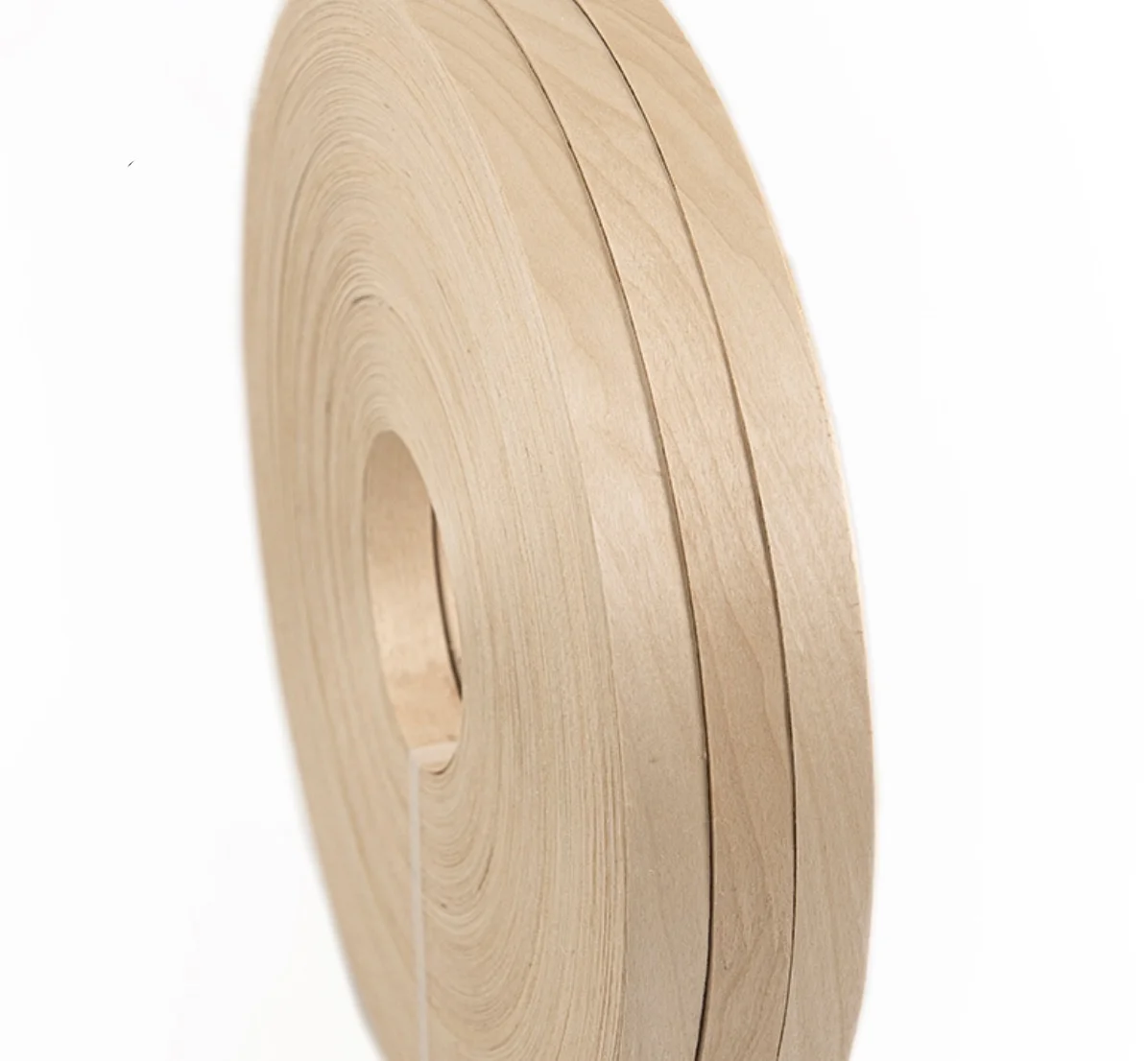 Natural White Birch Edge Banding Strip, Folhas De Folheado De Madeira, Largura 20mm Espessura 0.5mm, 10m por Rolo