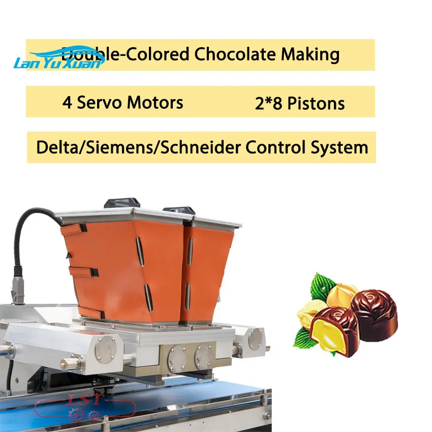 center filled Chocolate bar pouring machine price promotion mini one shot chocolate gummy depositor machine for chocolate