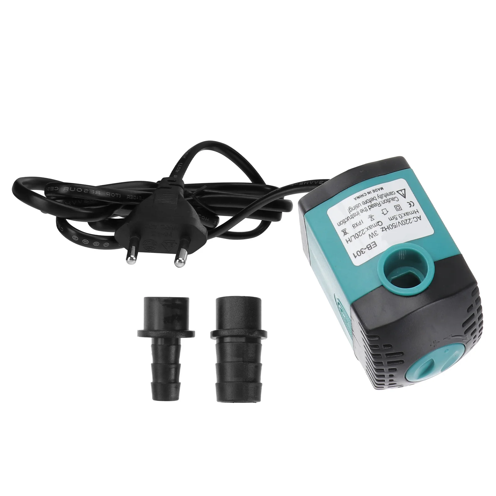 

1pc Small Submersible Pump Pond Pump 3W Energy Efficient For Aquarium Fish Pond Fountain High Lift Portable Eu Plug
