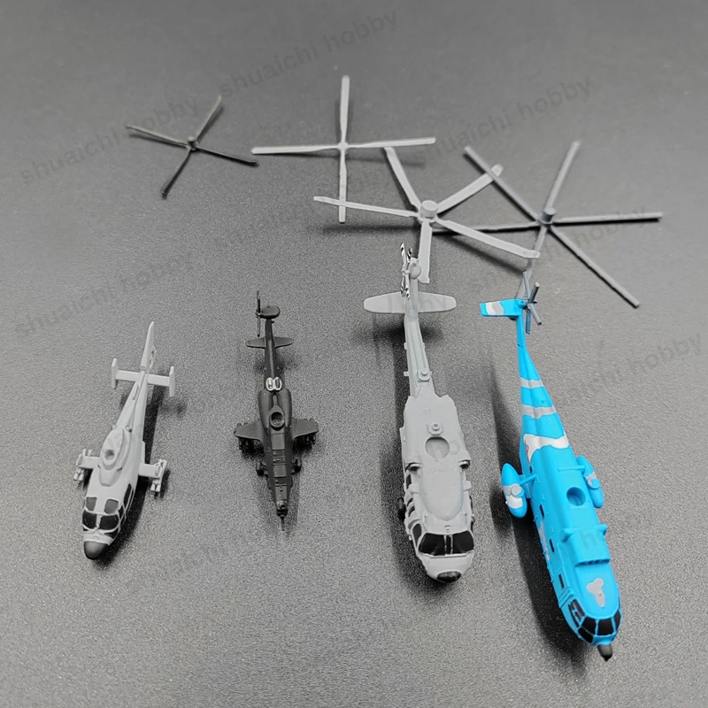 1Set 1/700 1/350 Scale China Helicopter Model Kit Z-20 Z-8 Z-9 Z-10 Miniature Aircraft Resin Static Ornament Display Collection