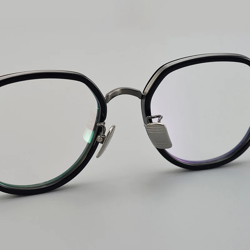 Titanium Prescription Myopia Eyeglasses Frame Men Optical Eyewear Spectacles Near Sighted Vintage Glasses Frame for Women