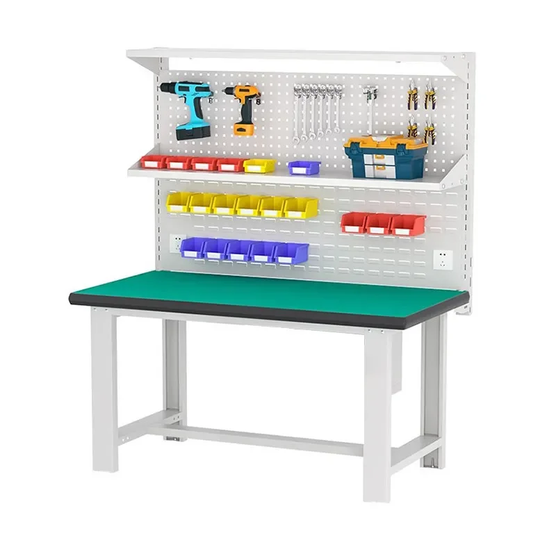 Plate fitter table Multifunctional processing table with drawer with lock with back plate