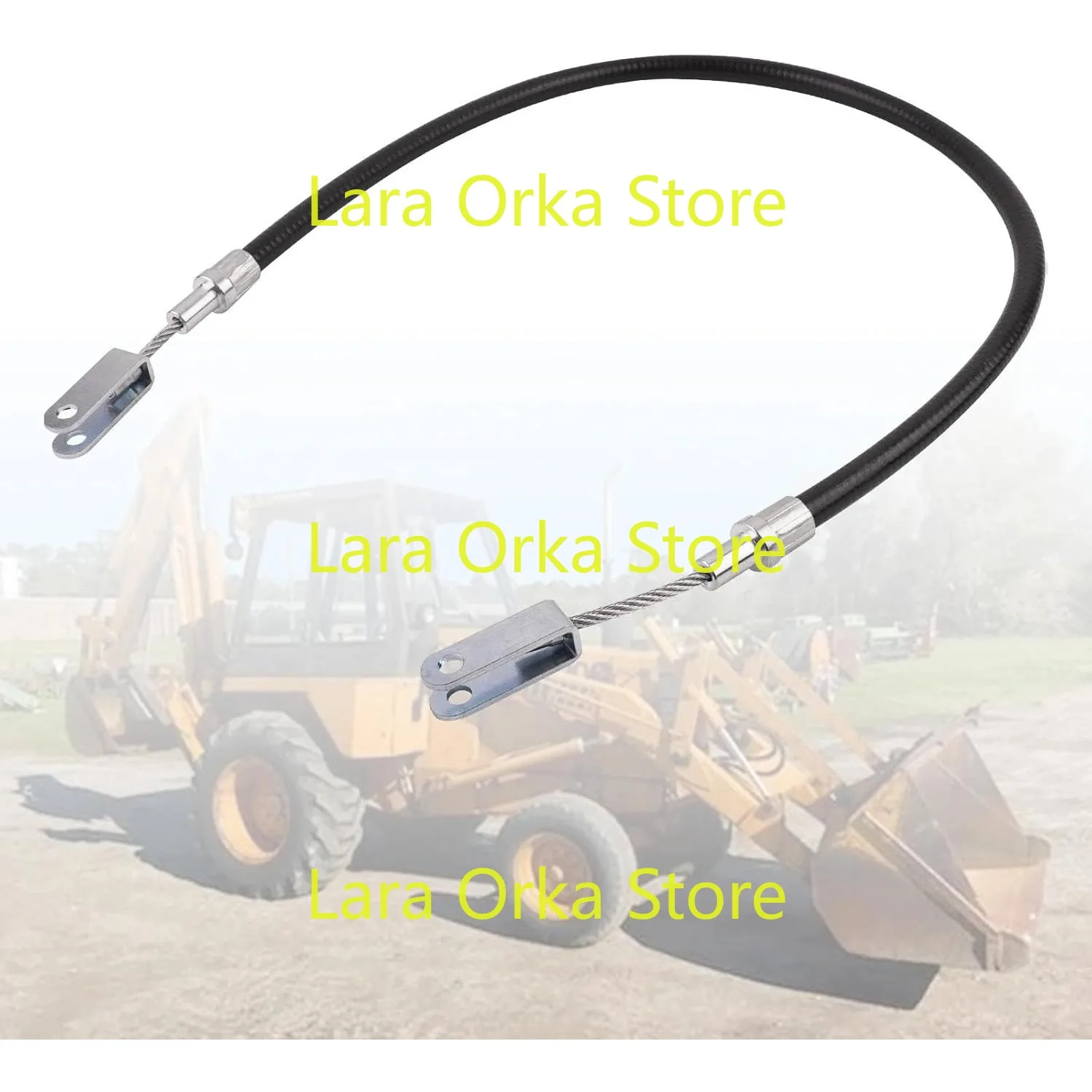 Parking Brake Cable Compatible with Case 480/580 Series Backhoes Replace D126606 D81374 D122264