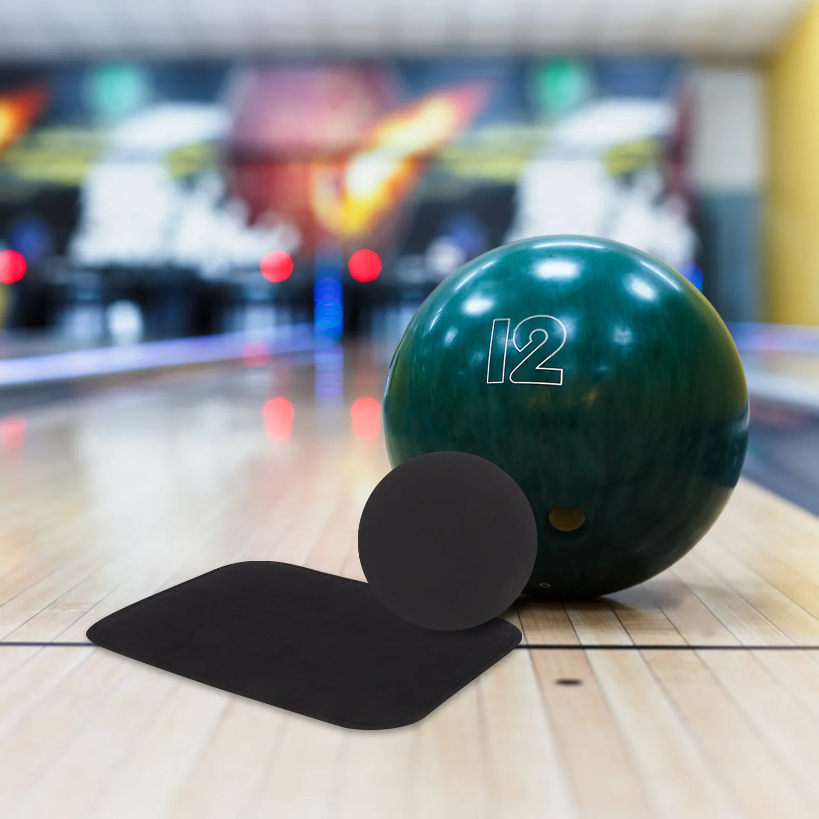 

1Set Bowling Ball Sanding Pads Kit with Towel Grit Surface Resurfacing Polishing and Cleaning Bowling Essential Maintenance