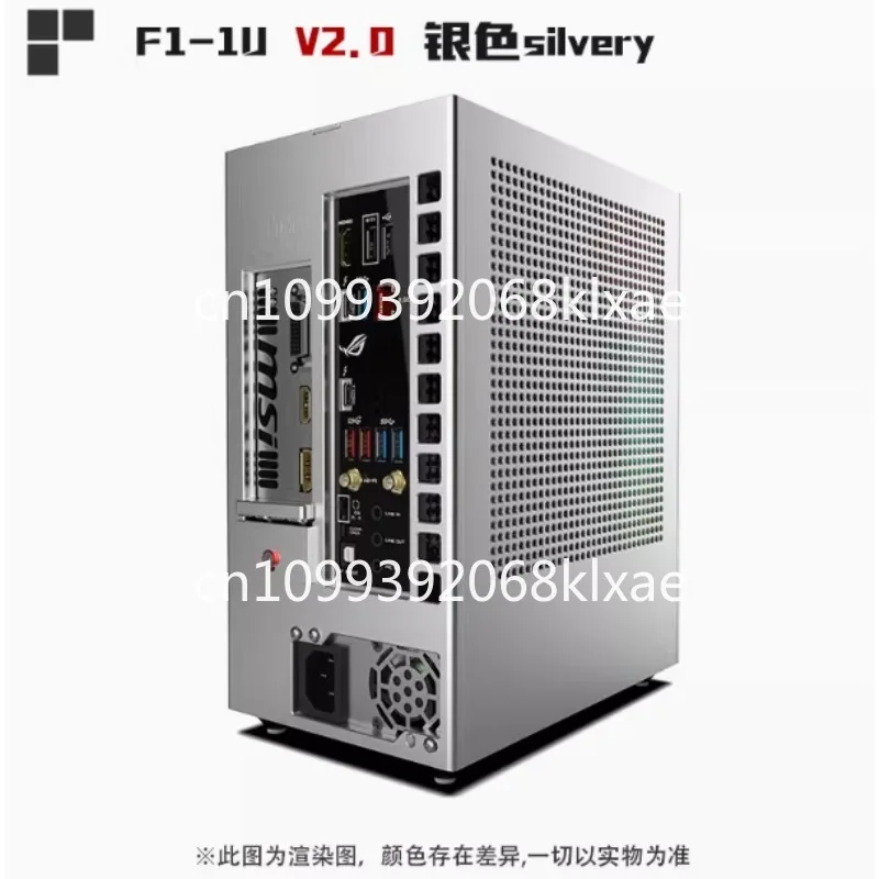 Lzmod mini F1-1U 2.0 itx dual-slot single-display chassis, compatible with Seven Rainbows 4060ti