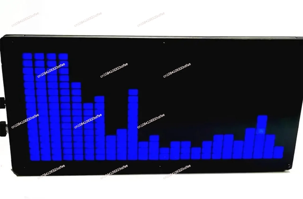 Blue LED Spectrum Kit Level Indicator Music Frequency Light LED Music Spectrum Kit 24-segment Large Screen