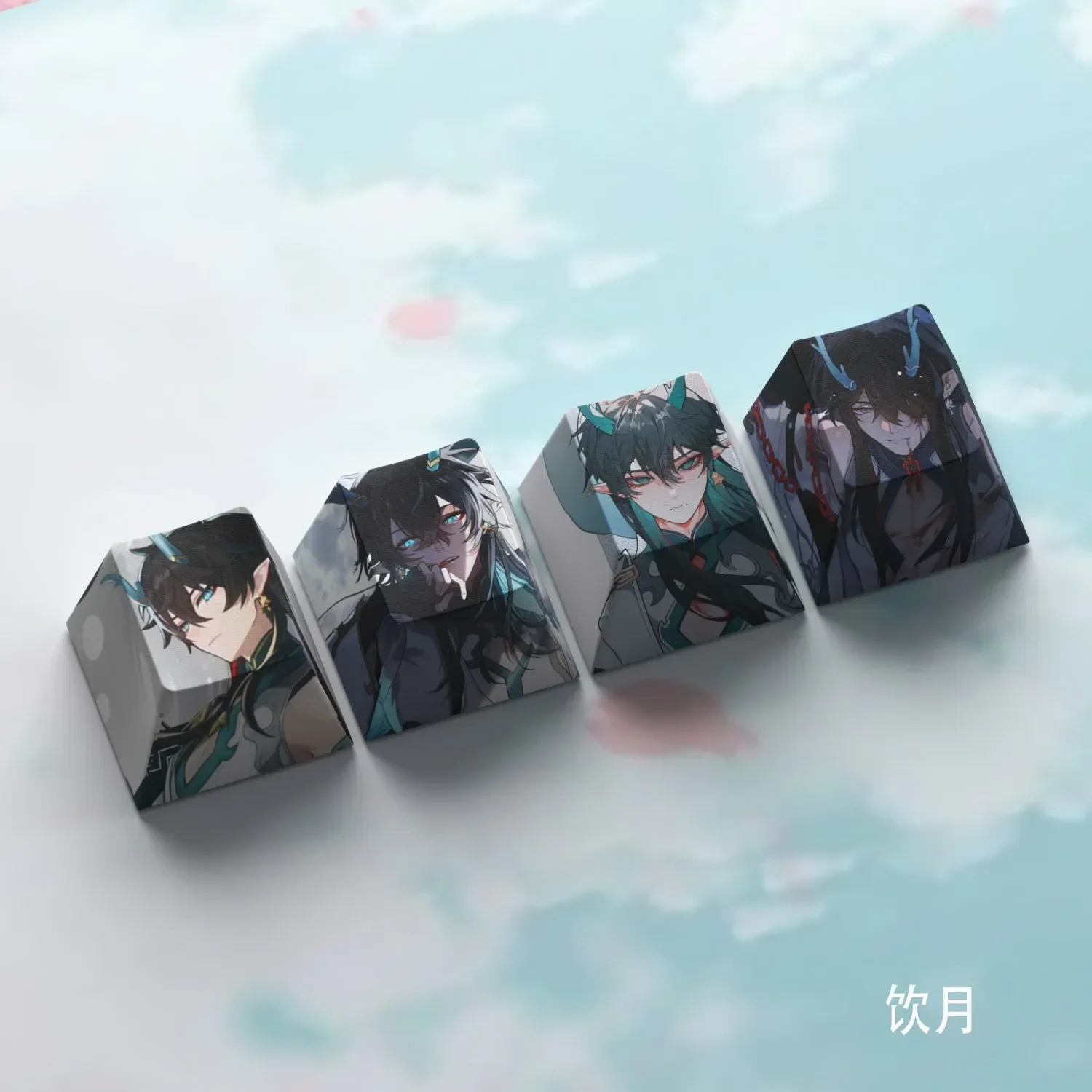 

Customized Keycap Honkai Star Rai Jing Yuan Kafka Dan Heng Aventurine Keycaps for Mechanical Gaming Keyboard Accessories