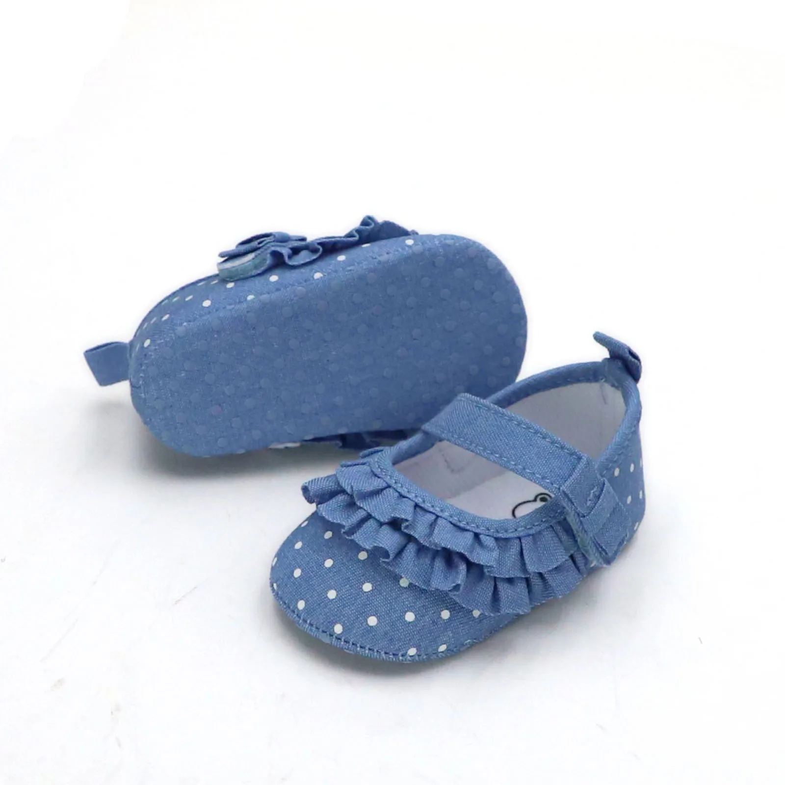 أحذية الأميرة للفتيات الصغيرات، أحذية ناعمة غير قابلة للانزلاق من الأسفل أحذية المشي الأولى للأطفال الصغار كاجوال