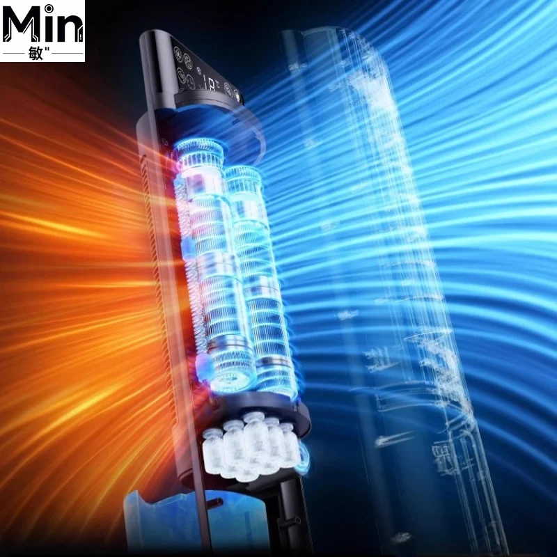 Portable Silent Vertical Tower Air Cooler Personal Evaporative Air Cooling Fan for Bedroom Indoor