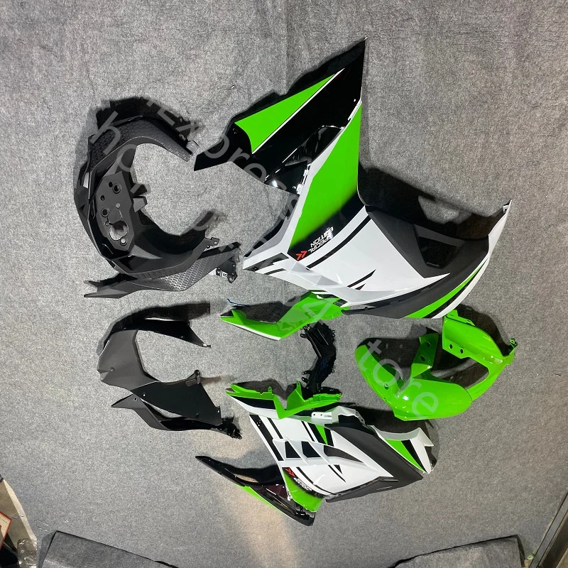 Injection Mold green black white Bodywork  Fit For Kawasaki Ninja 300 ZX300R 2013 - 2015 ABS Fairings 13 14 15 EX 300  Fairings