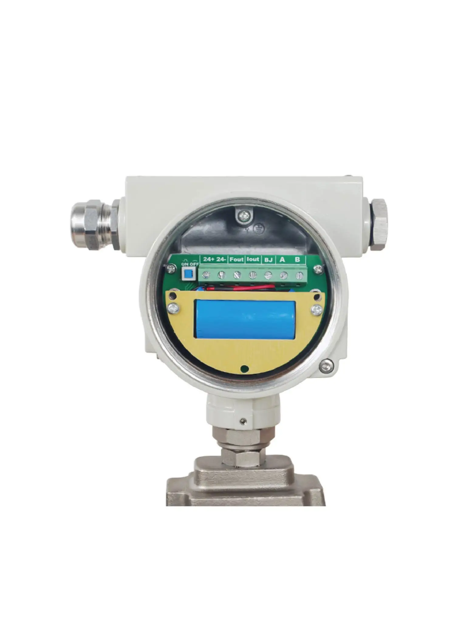 Precession Flow Meter Natural Gas Biogas Digital Stainless Steel DN80 DN100 High Accuracy Industrial