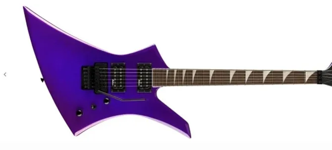 Purple Body Electric Guitar with Rosewood Fretboard,Black Hardware,Provide customized services