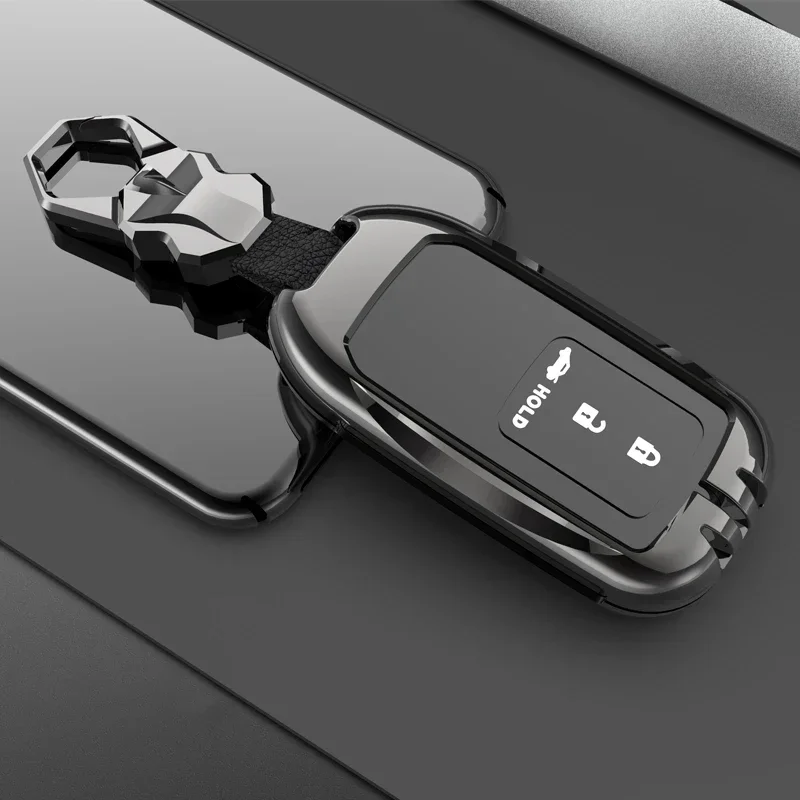 

Zinc Alloy Car Remote Key Case Cover For Honda CRV CR-V Fit Civic Accord HR-V HRV City Odyssey XR-V Shell Holder Protector
